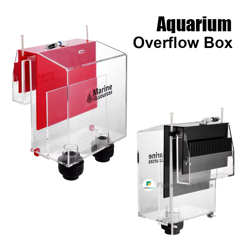 Marine Aquarium Overflow Box - Marine Sources Aquarium-Wasserbox, Siphon-Überlaufbox, Aquariumzubehör, Wasserzubehör,