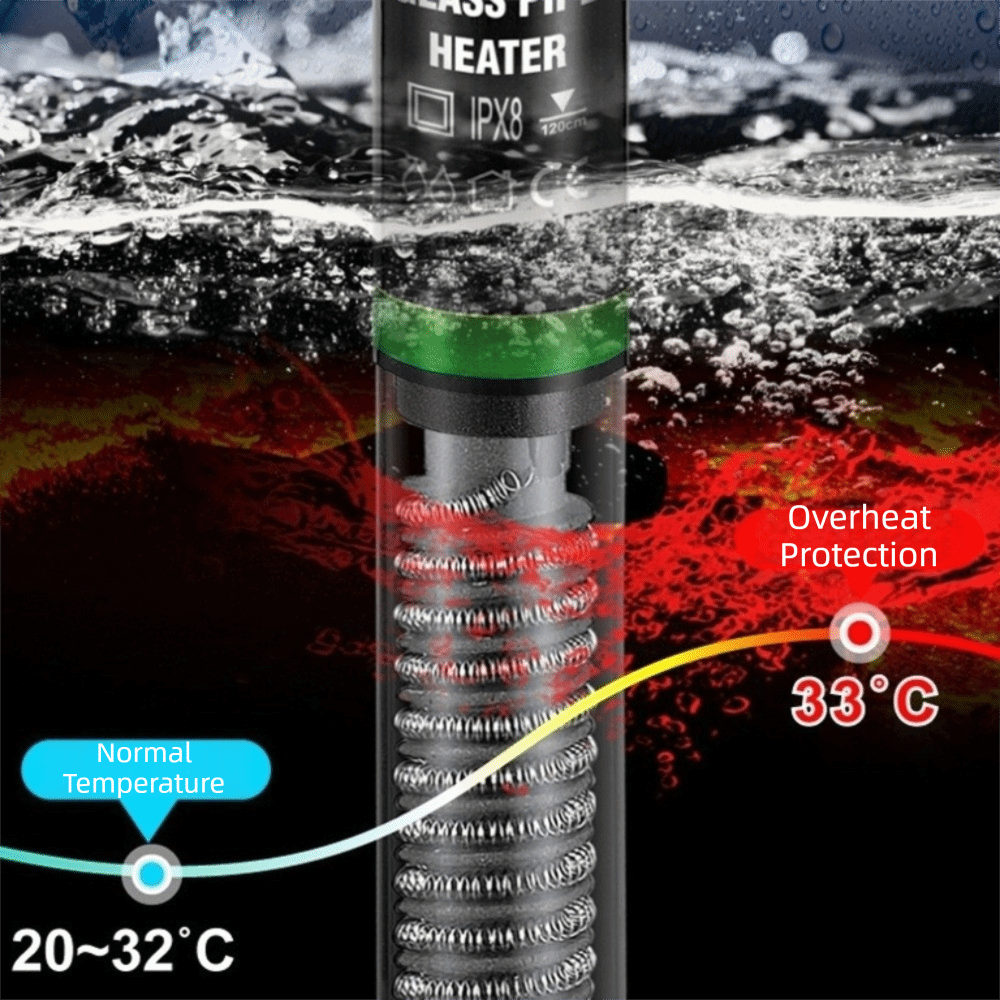 Marine Aquarium Heater - 25W-300W Aquarium Tauchheizung Konstanter Thermostat Einstellbare