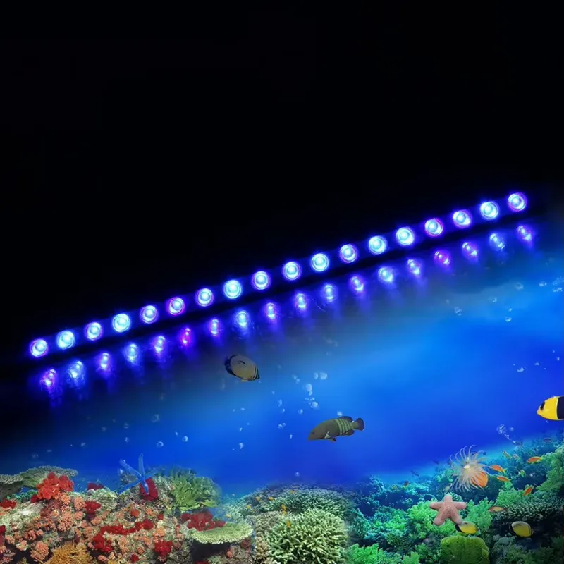 Marine Aquarium Timing - Dimmbares LED-Aquariumlicht mit Zeitschaltuhr für Meerwasseraquarien,