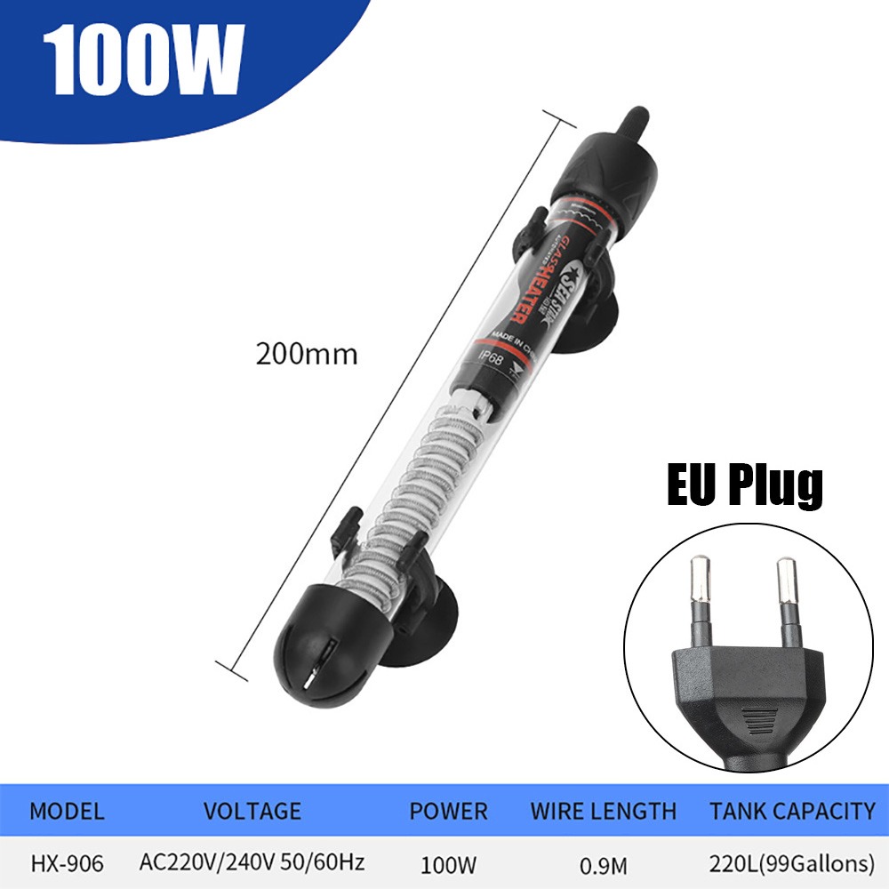 Marine Aquarium Heater - 1Pcs 25W/50W/100W/200W/300W Thermostat Heizung Stange einstellbare