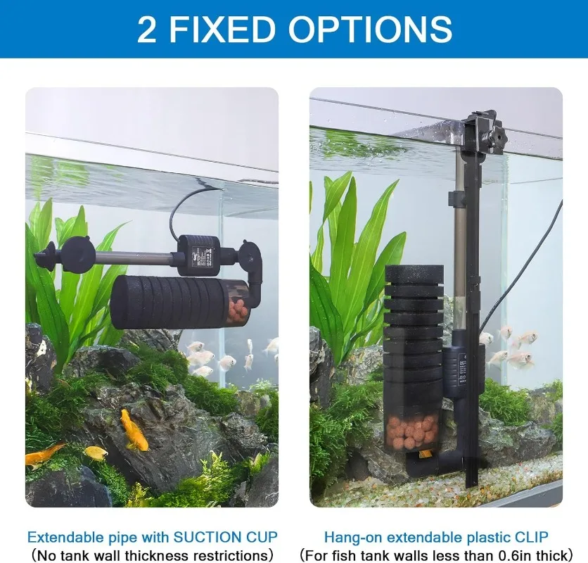 Leiser USB-Aquariumfilter, ein – Marine Aquarium Overflow Box Bewertung und Preis