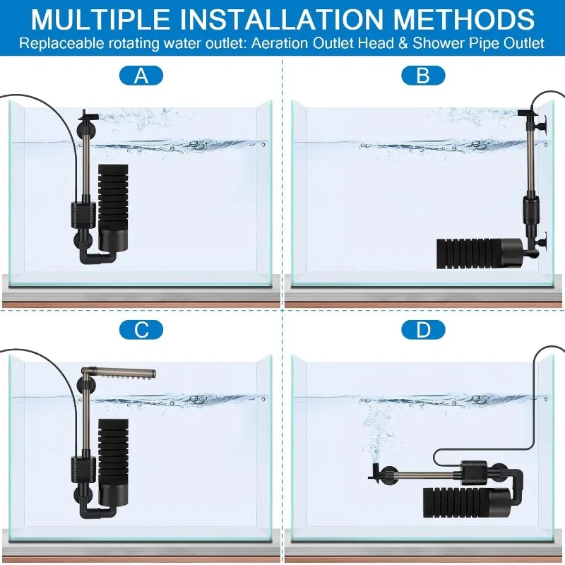 Leiser USB-Aquariumfilter, ein – Marine Aquarium Overflow Box Bewertung und Preis