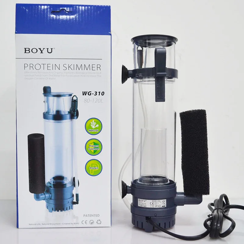 6W/8W BOYU Protein-Skimmer-Fil – Marine Aquarium Aquascape Bewertung und Preis