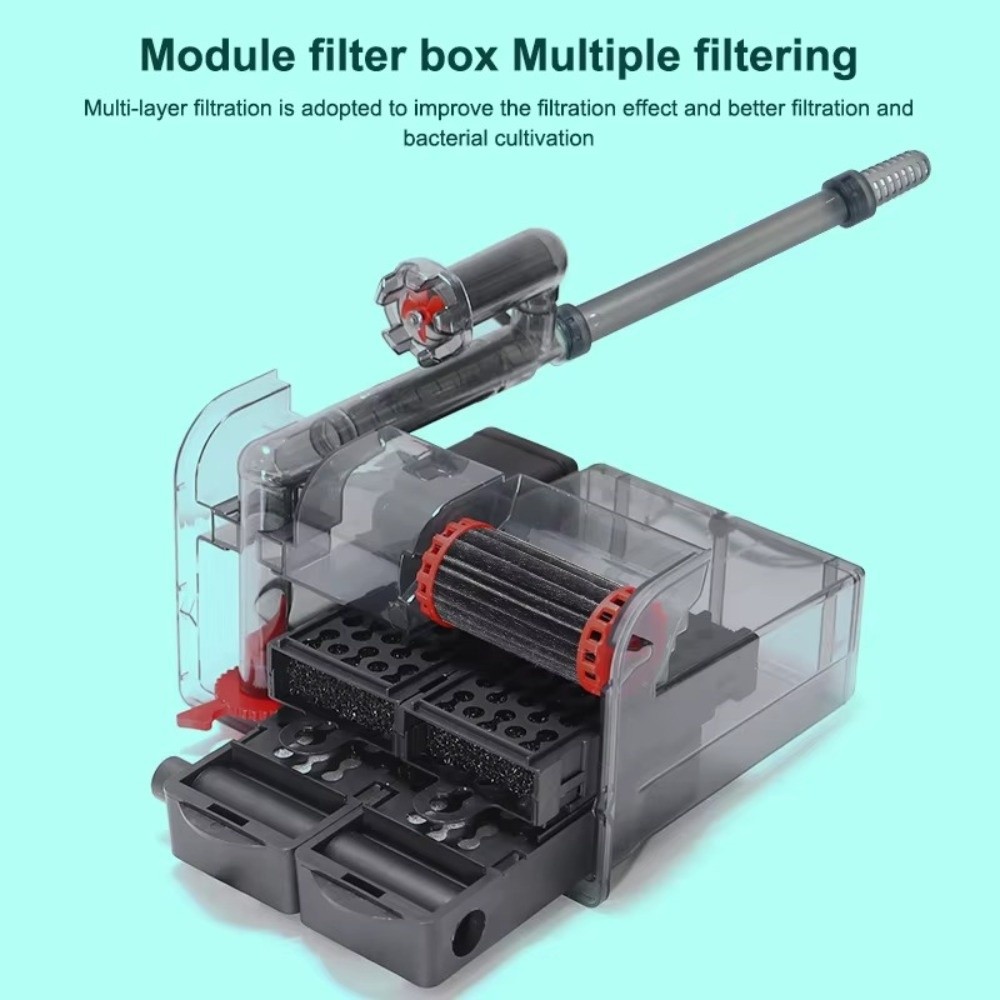 3-in-1 Aquariumfilter Geräusch – Marine Aquarium Overflow Box Bewertung und Preis