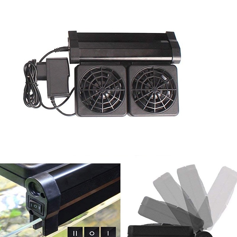 1/2/3/4 Aquarium-Lüfter Kühlge – Marine Aquarium Tanks Bewertung und Preis