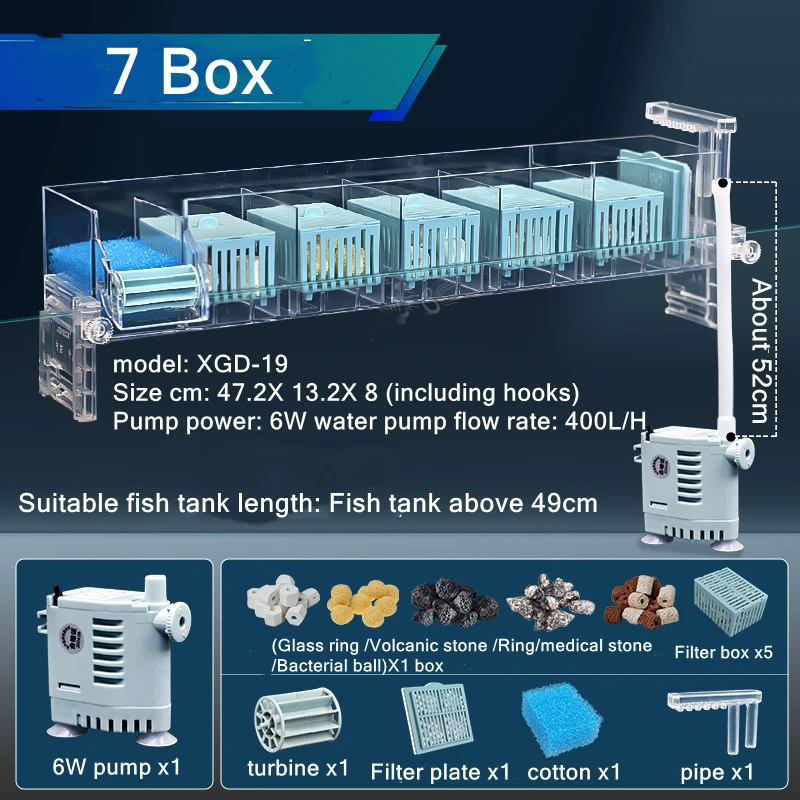 220 V Aquarium Wand-Wasserfall – Marine Aquarium Overflow Box Bewertung und Preis